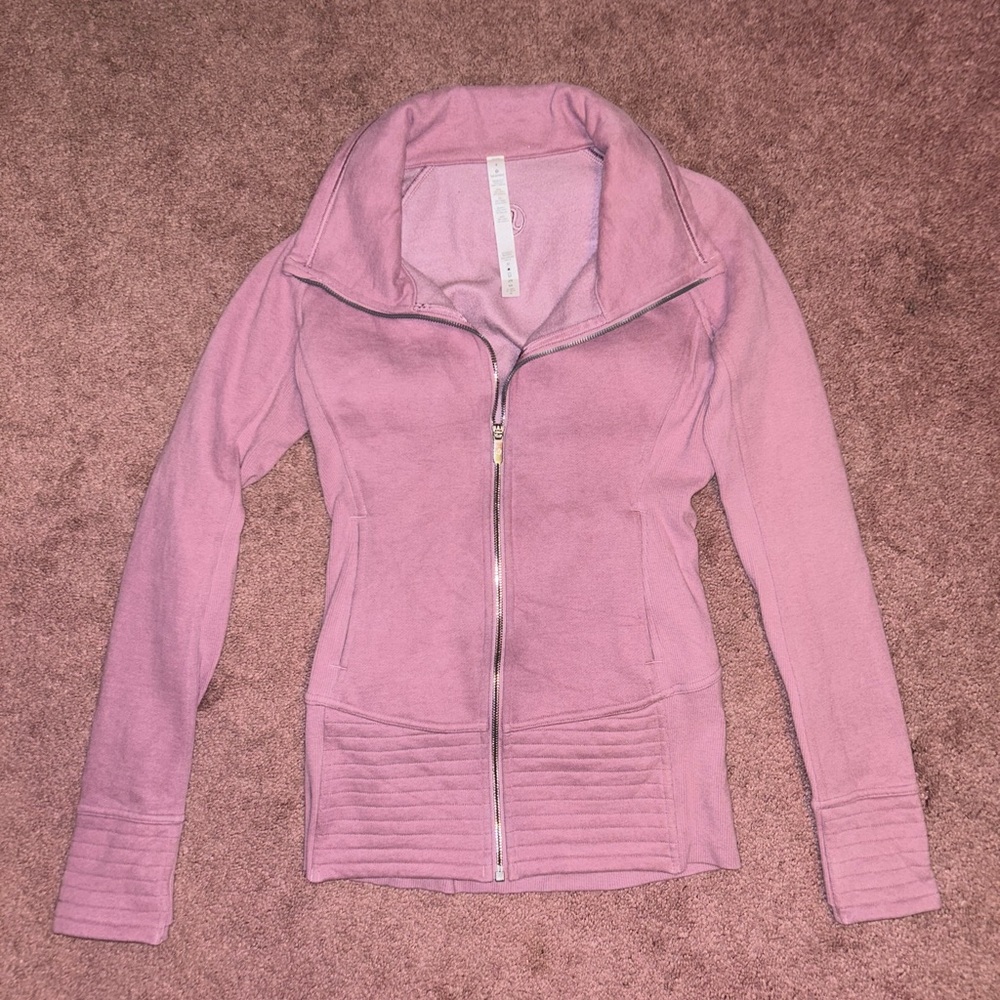 Mauve lululemon scuba zip up